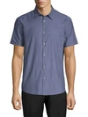 JOHN VARVATOS Short Sleeve Woven Shirt,0400097576671
