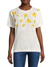 BANNER DAY Hawaiian Hibiscus-Patterned Tee,0400098045863