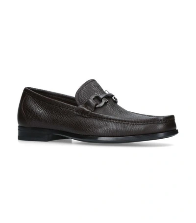 Ferragamo Grandioso Loafers In Nerobiscotto