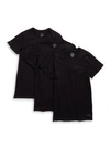 CALVIN KLEIN Three-Pack Slim Fit Crewneck T-Shirts,0400094456365