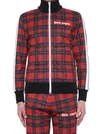 PALM ANGELS ROYAL STEWART TARTAN SWEATSHIRT,10635650