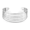 ANCHOR & CREW BONDI MIDI SURF SILVER BANGLE