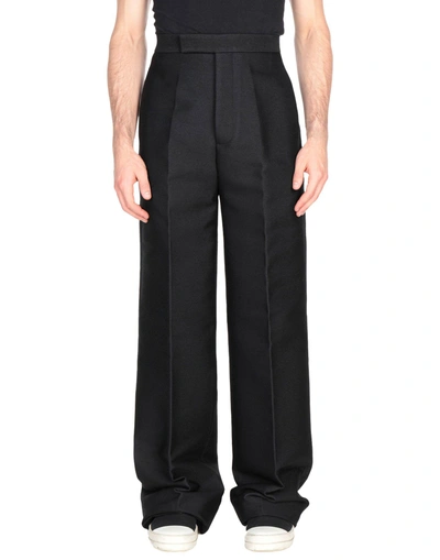 Rick Owens Casual Trousers In Black