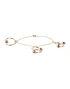 JW ANDERSON JW ANDERSON WOMAN BRACELET GOLD SIZE - METAL,50214211MT 1