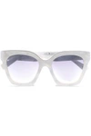 MARC JACOBS D-frame printed acrylic sunglasses,GB 4230358016235108