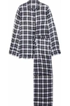 EQUIPMENT Avery checked washed-silk pajama set,3074457345618910449