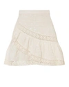 LOVESHACKFANCY Piper Lace Mini Skirt,LS096-316-PIPER