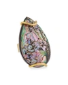 DEVON LEIGH ABALONE TEARDROP RING,PROD208720194