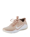 Nike Women's Air Zoom Fearless Knit Lace Up Sneakers In Sail/ White/ Sand