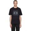 LOEWE LOEWE NAVY ANAGRAM CUT T-SHIRT