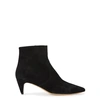 ISABEL MARANT DERST BLACK SUEDE ANKLE BOOTS