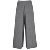 ALEXANDER WANG GREY CROPPED HOUNDSTOOTH TROUSERS