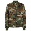 ALPHA INDUSTRIES MA1-VF CAMOFLAUGE-PRINT BOMBER JACKET