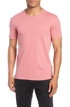 Allsaints Slim Fit Crewneck T-shirt In Facade Pink