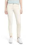 Ag 'the Prima' Cigarette Leg Skinny Jeans In Ivory Dust