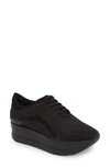 Vagabond Shoemakers Casey Platform Sneaker In Black Fabric