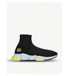 BALENCIAGA Speed knit mid-top sneakers