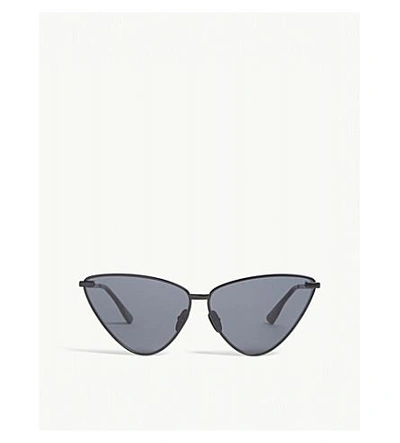 Le Specs Nero Triangle-frame Sunglasses In Black