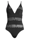 FLEUR DU MAL Chateau Lace Bodysuit