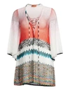 MISSONI Lace-Up Beach Coverup