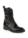 PAUL ANDREW Landrey Patent Combat Boots