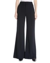 Alice And Olivia Athena Flared Wide Leg Trousers In Black