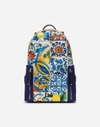 DOLCE & GABBANA PRINTED NYLON VULCANO BACKPACK,BM1482AS630HAP63