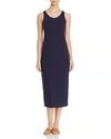 Eileen Fisher System Scoop Neck Midi Tank Dress, Regular & Petite In Midnight
