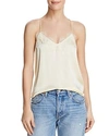 CAMI NYC SILK RACERBACK CAMISOLE,RACER CHARMEUSE