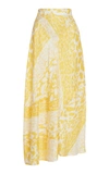 VICTORIA BECKHAM LEOPARD-PRINT SILK-CREPE MIDI SKIRT,683351