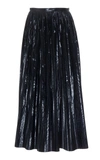 MAISON MARGIELA PLEATED MIDI SKIRT,S51MA0358S49644