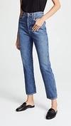 Agolde Pinch Waist Cropped Organic High-rise Flared Jeans In Placebo