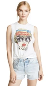RE/DONE KISSES FOR REVENGE MUSCLE TANK TOP