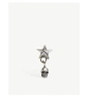 EMANUELE BICOCCHI STAR AND SKULL STERLING SILVER EARRING