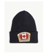 DSQUARED2 Canadian flag patch beanie