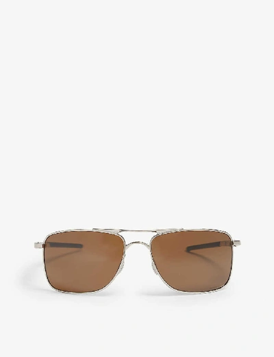 Oakley Gauge 8 Sunglasses In Polished Chrome