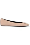 ROGER VIVIER TROMPETTE BELLERINE PATENT-LEATHER BALLET FLATS