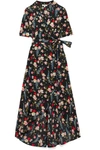 EQUIPMENT Imogene floral-print washed-silk wrap dress