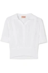LHD LE PHARE OPEN-KNIT COTTON POLO SHIRT