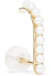 HIROTAKA 10-karat gold pearl earring