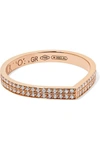 REPOSSI ANTIFER 18-KARAT ROSE GOLD DIAMOND RING