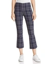BAILEY44 CAMPUS PLAID CROPPED FLARED PANTS,406-2878