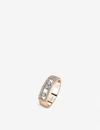 MESSIKA MESSIKA WOMEN'S PINK MOVE NOA 18CT PINK-GOLD AND DIAMOND RING,10025369