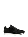 PHILIPPE MODEL TROPEZ VELVET BLACK SNEAKERS,10636453