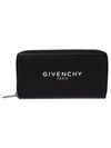 GIVENCHY LOGO ZIP AROUND WALLET,10636479