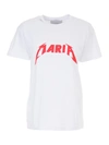 FORTE COUTURE T-SHIRT WITH MARIA PRINT,10634673