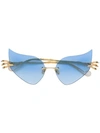 ANNA-KARIN KARLSSON THE CLAW AND THE NEST CAT EYE SUNGLASSES