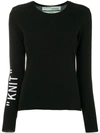 OFF-WHITE Knit print sweater