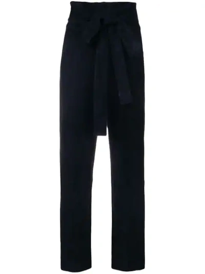 Stouls Katousha Cropped Trousers - 蓝色 In Blue
