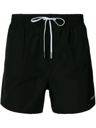 Dsquared2 Badeshorts Mit Kordelzugbund In Black